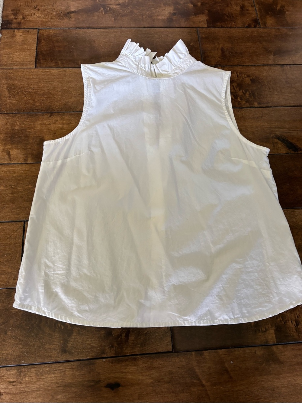 Frame Size Medium White Cotton Tank Top